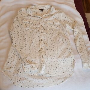 Eddie Bauer Ivory Button-Down